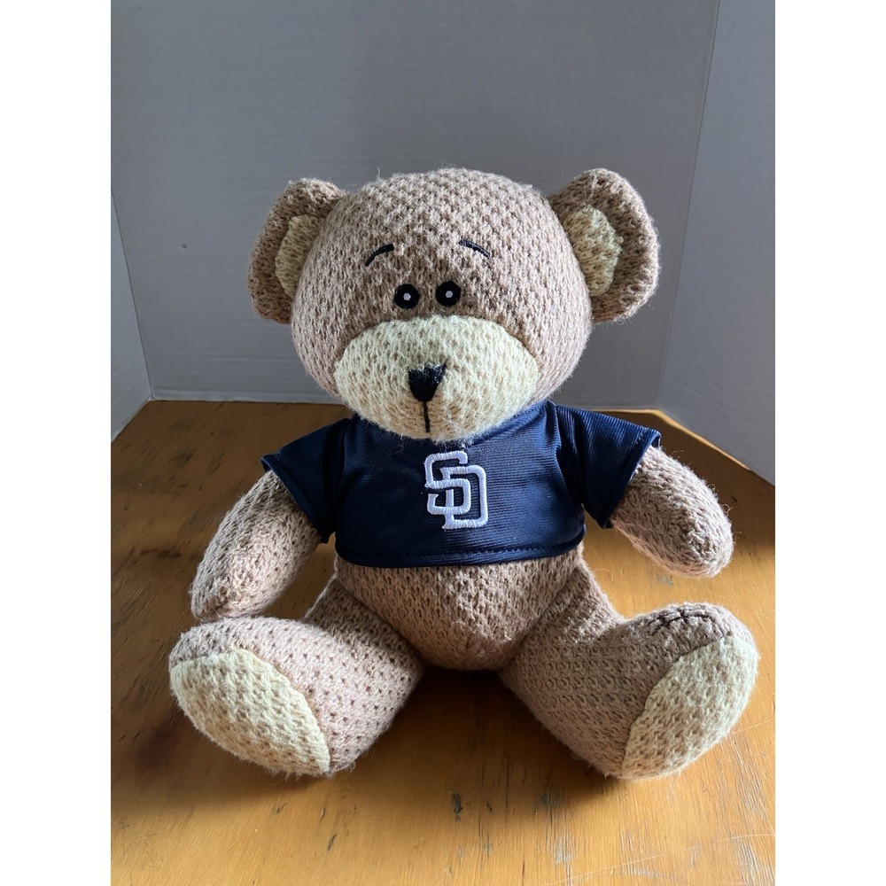 MLB Foco San Diego Padres Plush Bear Sitting Baseball Team Jersey Shirt